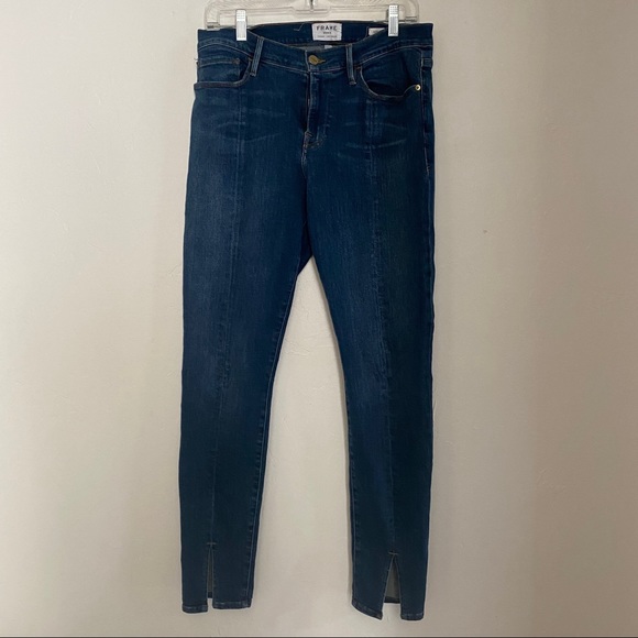 Frame | Le Skinny de Jeanne Tuckahoe front slit - Picture 2 of 9